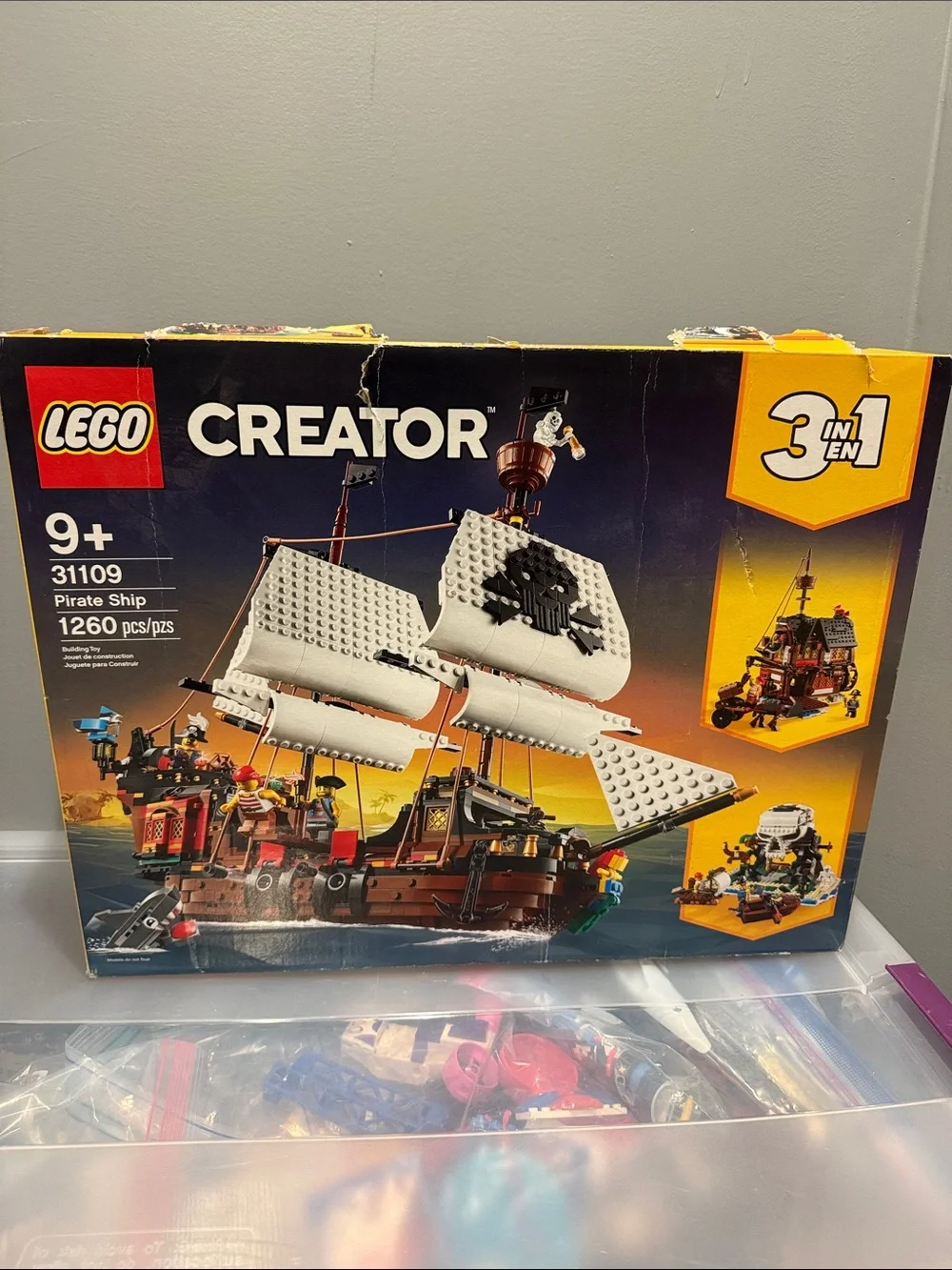 Lego Creator Pirate Ship 3 in 1 31109, new with box. See description